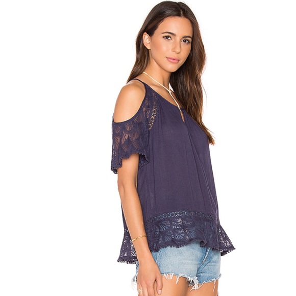 NWT Anthropologie Heartloom Jemma Cold Shoulder Top - Picture 2 of 7